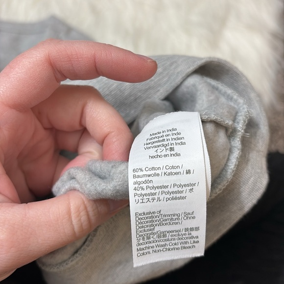 NWT Crewcuts Girls Light Grey New York Long Sleeve Youth Size XXL 15-16 - Picture 8 of 9